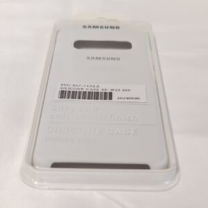 Samsung White Silicone Phone Cover